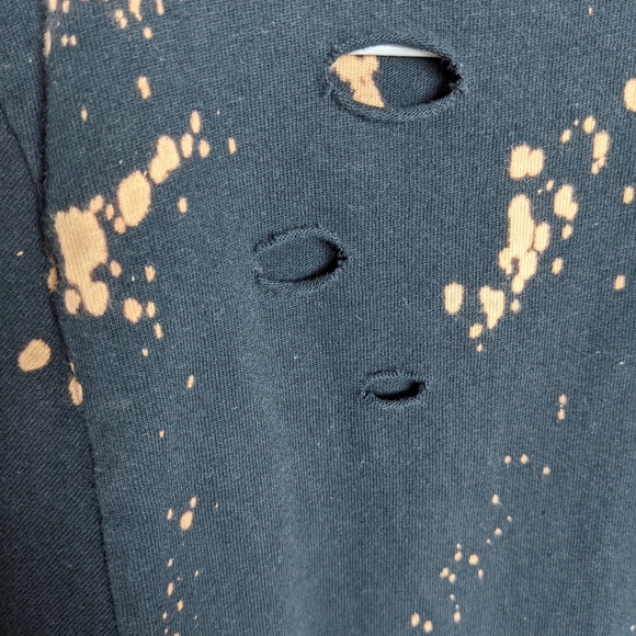 Ninth hall distressed tee black size large - Picture 5 of 5